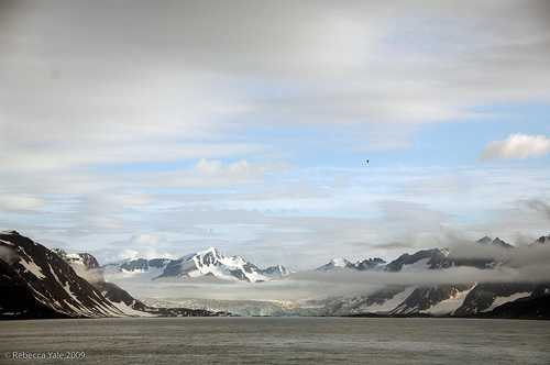 Landscape of the Bellsund, Svalbard